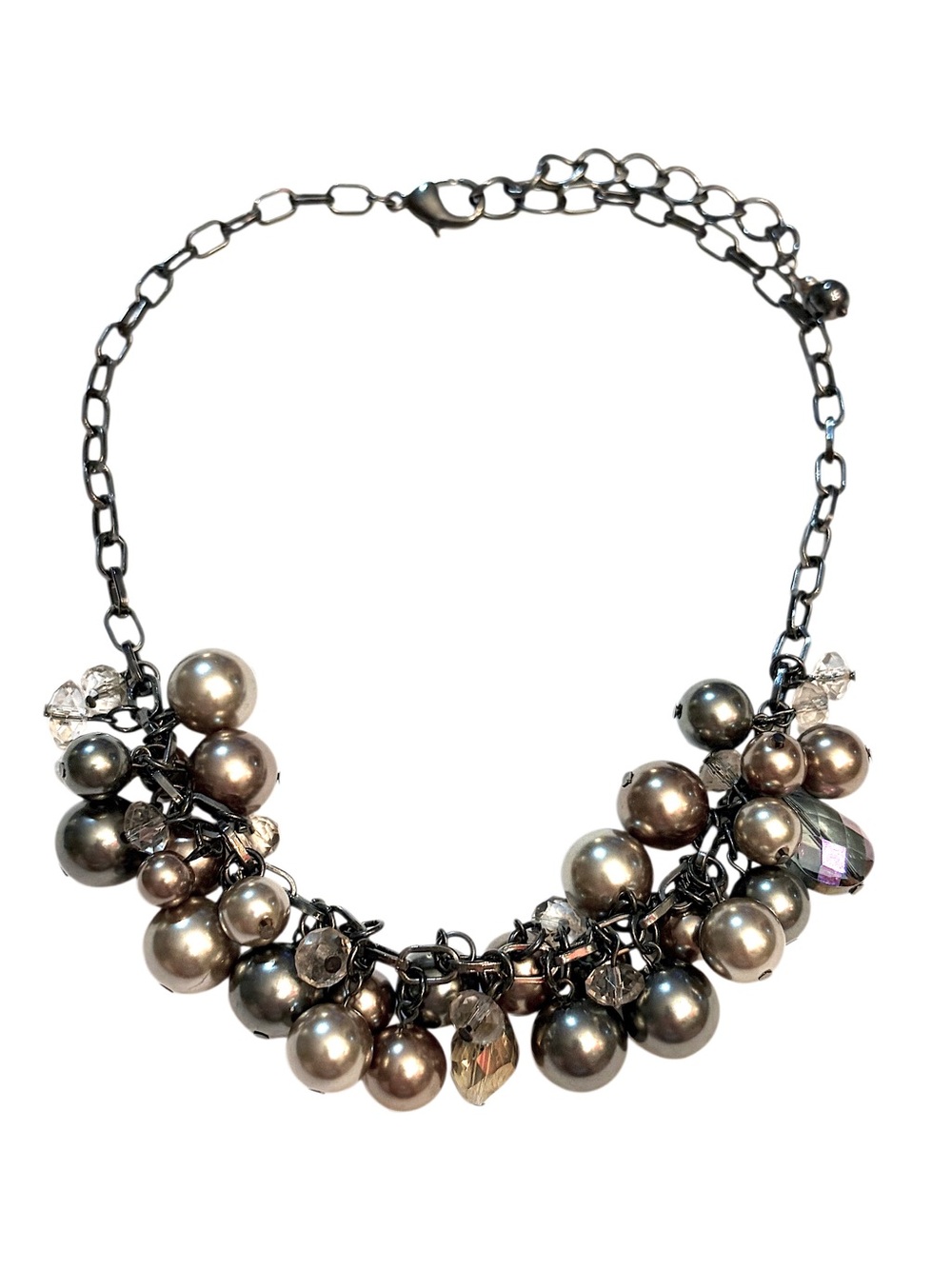 Statement Pearl Cluster Cha Cha Necklace